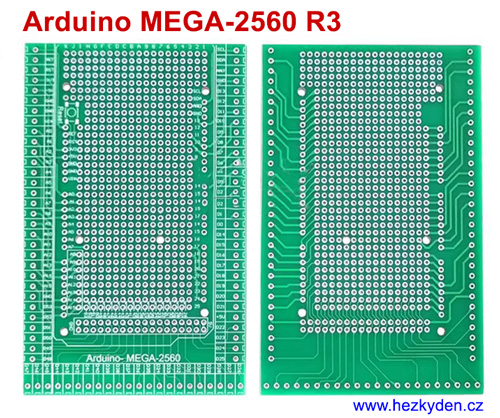 Bastldeska univerzální plošný spoj Arduino MEGA-2560 R3