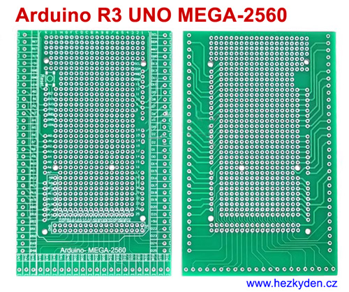 Bastldeska univerzální plošný spoj Arduino R3 UNO MEGA-2560