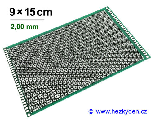 Bastldeska 9x15 cm PROFI oboustranná - rozteč 2,00 mm