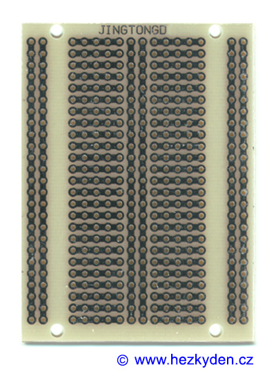 Bastldeska vrtaný univerzální plošný spoj 5x7 cm PROFI jednostranná SPECIAL - klišé