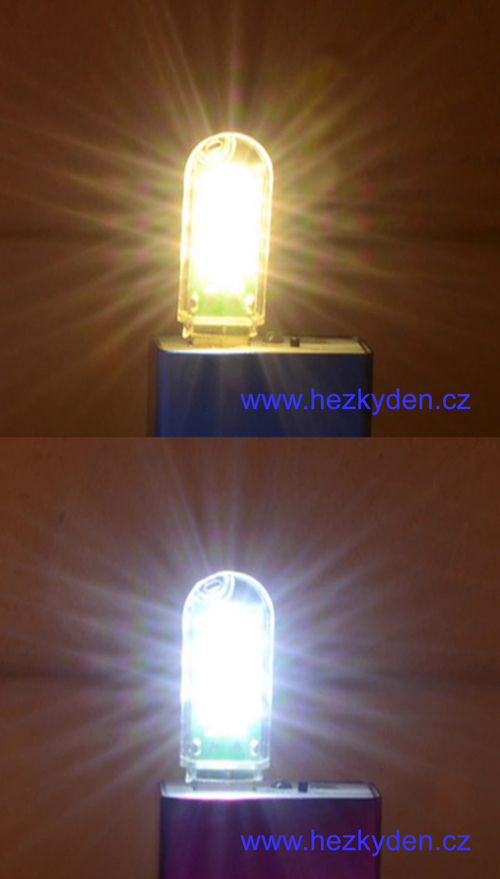 USB LED lampička s dotykovým senzorem