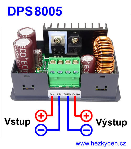 DPS8005 - připojovací svorkovnice