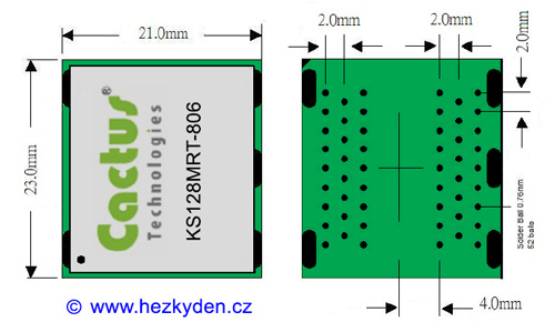Solid State chip memory KS128MRT-806C