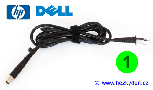 HP DELL napájecí kabel s konektorem - 1