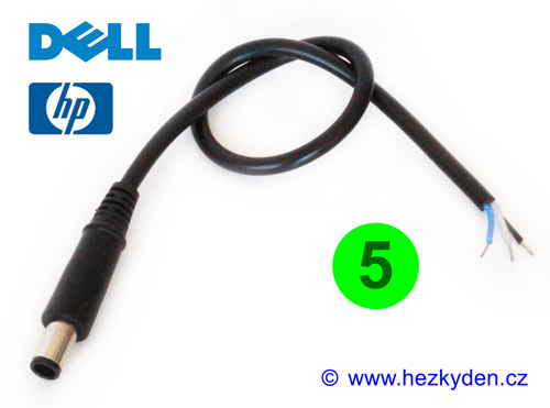 HP DELL napájecí kabel s konektorem - 5