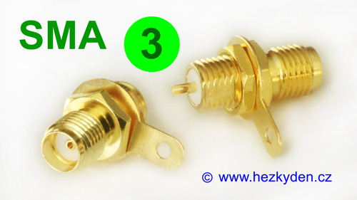 Konektor SMA do panelu - typ 3
