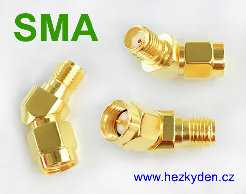 Konektor SMA spojka V lomená 45°