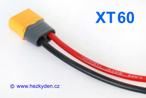 Konektor XT60 - kabel připojení 2