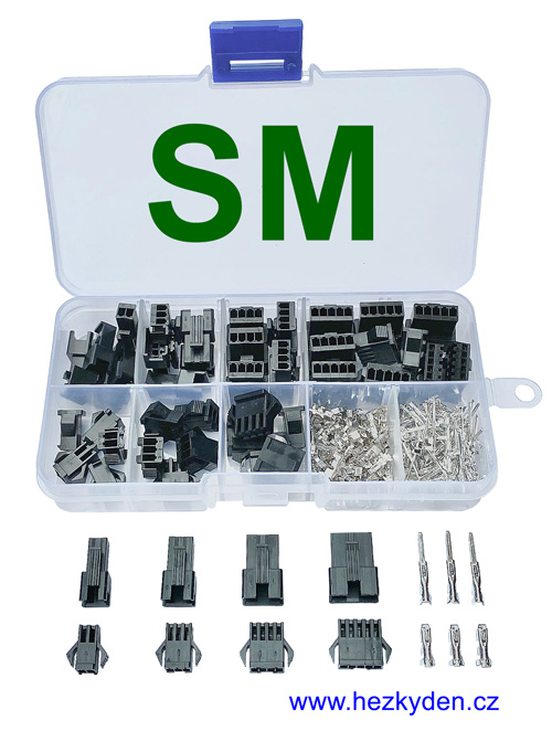 Konektory JST SM sada malá