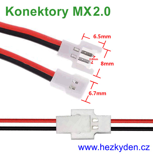 Konektory MX - detail