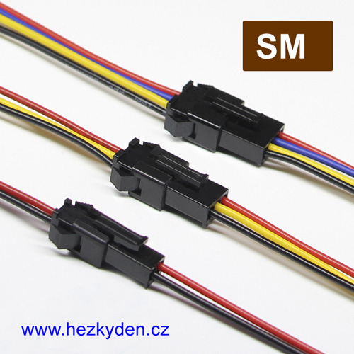 Konektory SM s kabelem - pár