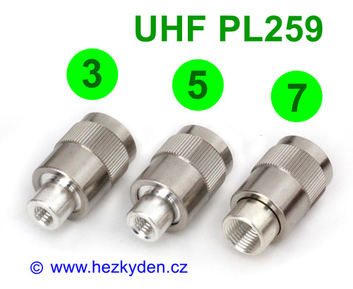Konektory UHF PL259 na kabel
