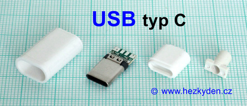 Konektory USB typ C na kabel