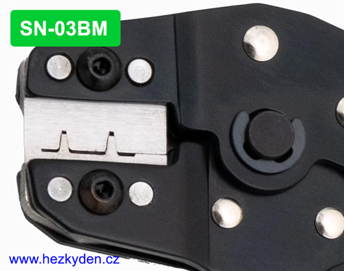 Krimpovací kleště SN-03BM - čelisti