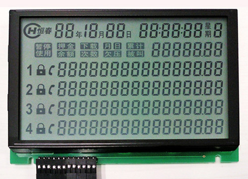 LCD modul PDC8401 - zobrazení znaků