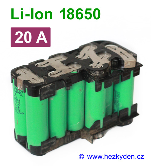 Li-Ion baterie 18650 Samsung 2500mAh - 12pack INR18650-25R