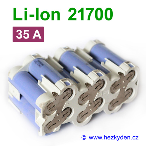 Li-Ion baterie 21700 Samsung 4000mAh, 12-pack