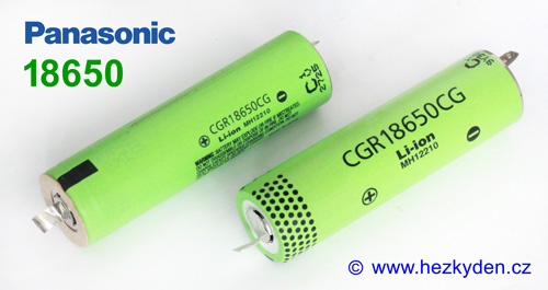 Li-Ion baterie aku CGR18650CG Panasonic