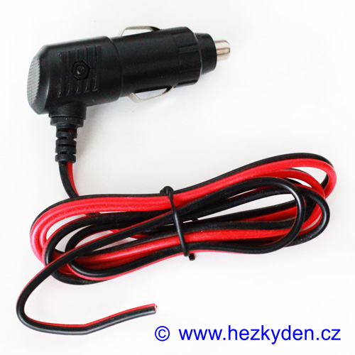 Napájecí autokonektor s kabelem 1 metr