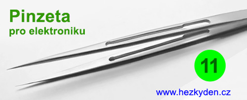 Pinzeta pro elektroniku 11 - čelisti