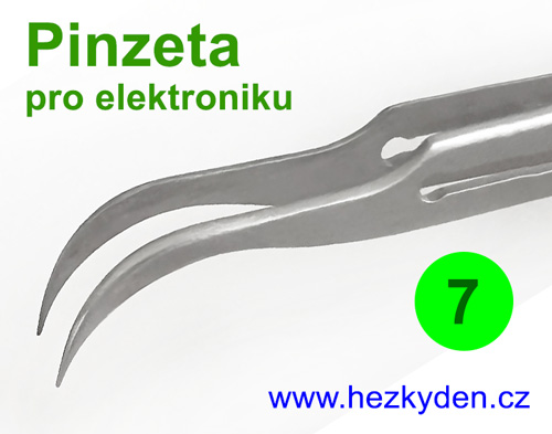 Pinzeta pro elektroniku 7 - čelisti