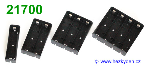 Pouzdra na baterie 21700 DPS