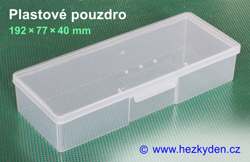 Pouzdro/box/krabička/organizér 192x77x40mm