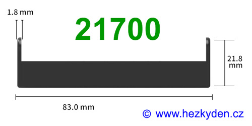 Pouzdro na baterie 21700 DPS - rozměry