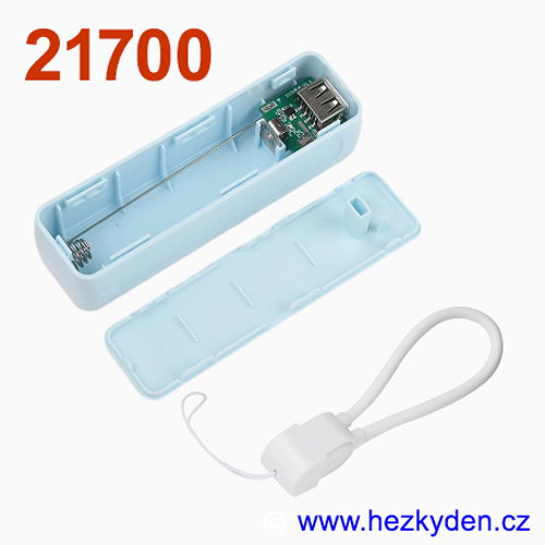 Powerbanka pro baterii 21700 - nabíječka