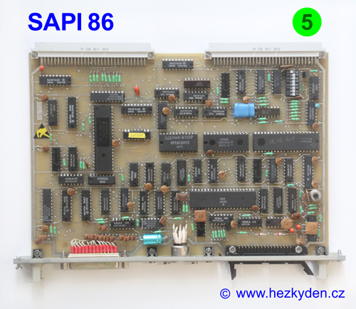 Počítač SAPI86 - karta 5