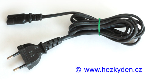 Síťový napájecí kabel dvoulinka 230 V
