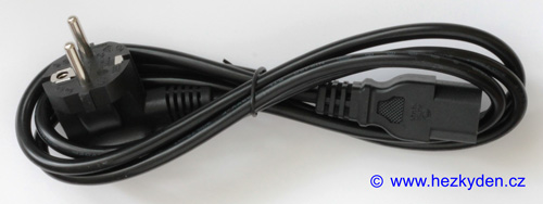 Síťový napájecí kabel k počítači