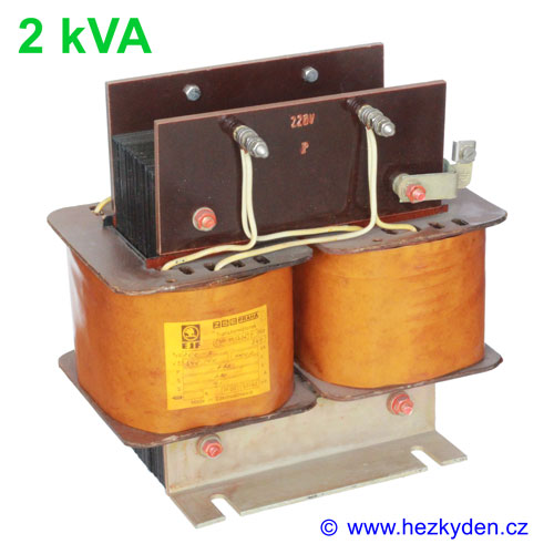 Síťový oddělovací transformátor 2 kVA