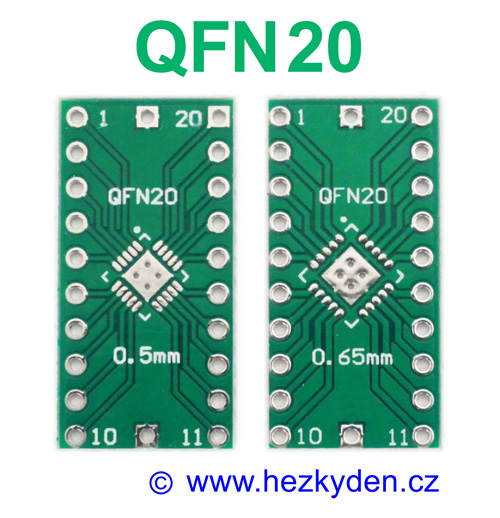 SMD adapter QFN20 DIP20