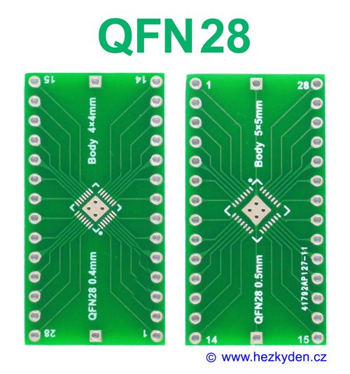 SMT adapter QFN28 DIP28