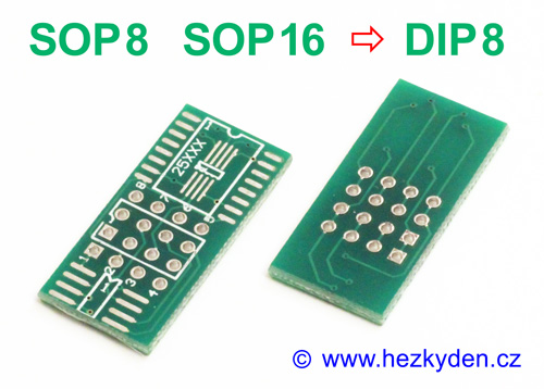 SMD adapter SOP8 SOP16 DIL8