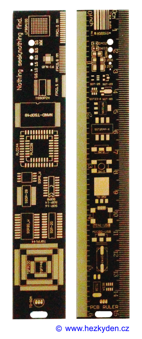 SMD pravítko 150 mm
