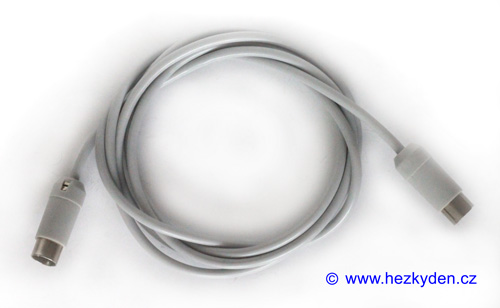 Stíněný kabel pětikolík-pětikolík - 2 metry