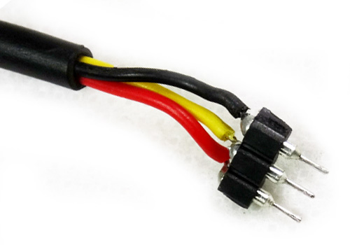 Teplotní senzor DS18B20 s kabelem - konektor