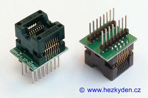 Test socket 16 pin SMD PCB