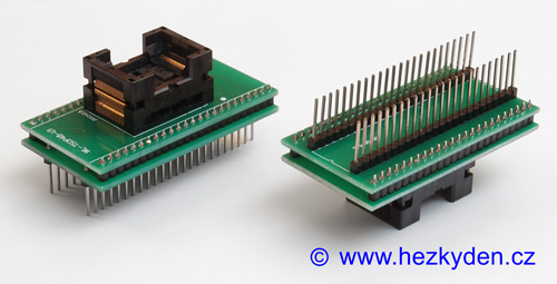 Test socket TSOP 48 pin SMD PCB