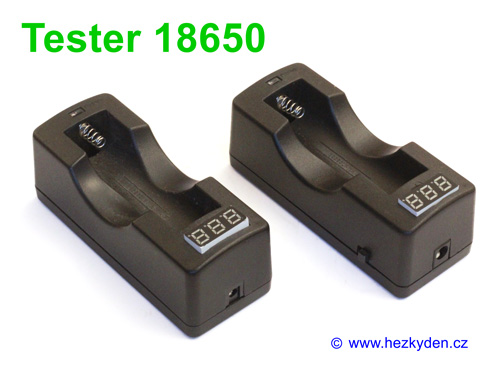 Tester baterií 18650