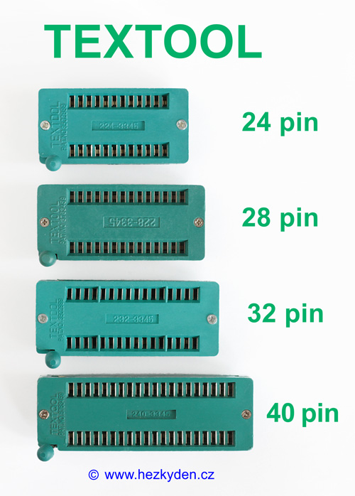 Textool ZIF socket 24-28-32-40-pin