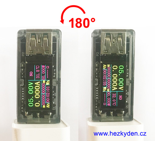 USB Doctor Color OLED - otočení