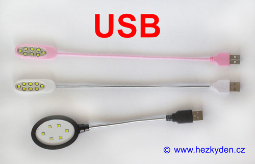USB lampička - husí krk