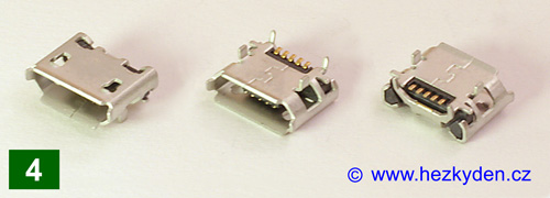 USB micro B - typ 4