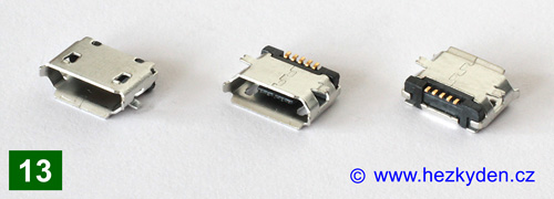 USB micro B - typ 13