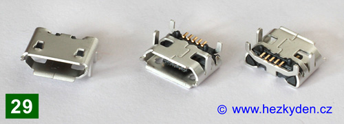 USB micro B - typ 29