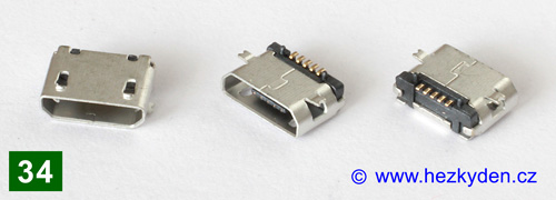 USB micro B - typ 34