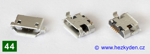 USB micro B - typ 44